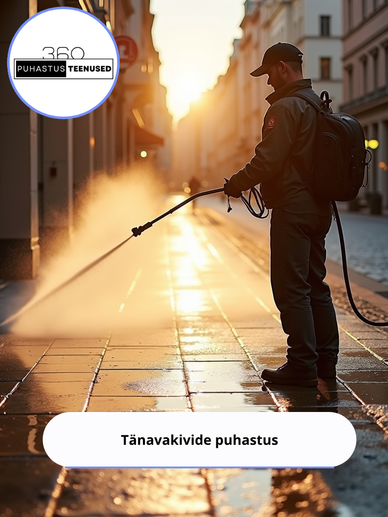 Tänavakivide puhastus